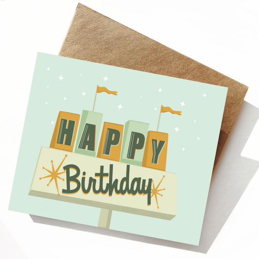 Birthday Vintage Sign