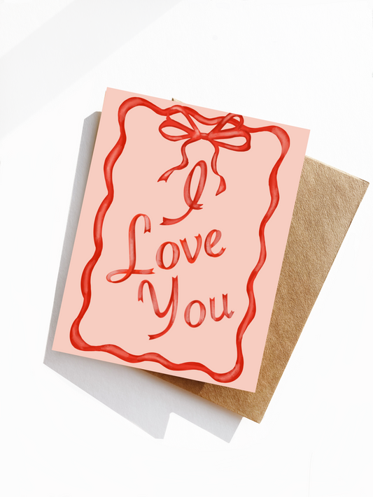 I love you
