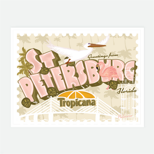 St Pete Art Print