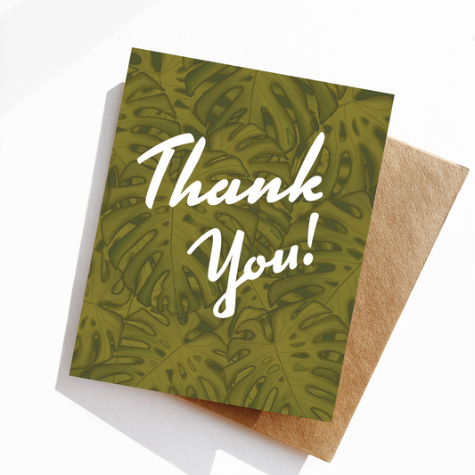 Thank you - Monstera