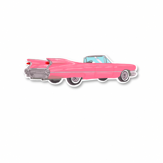 Pink Cadillac Sticker